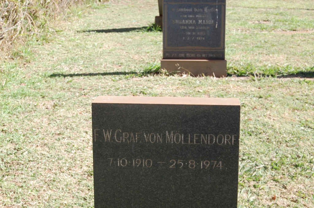 MOLLENDORF F.W., Graf von 1910-1974