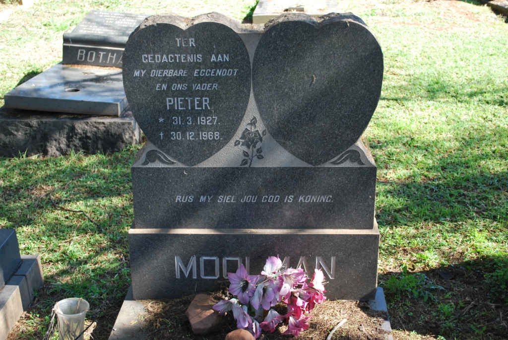 MOOLMAN Pieter 1927-1968