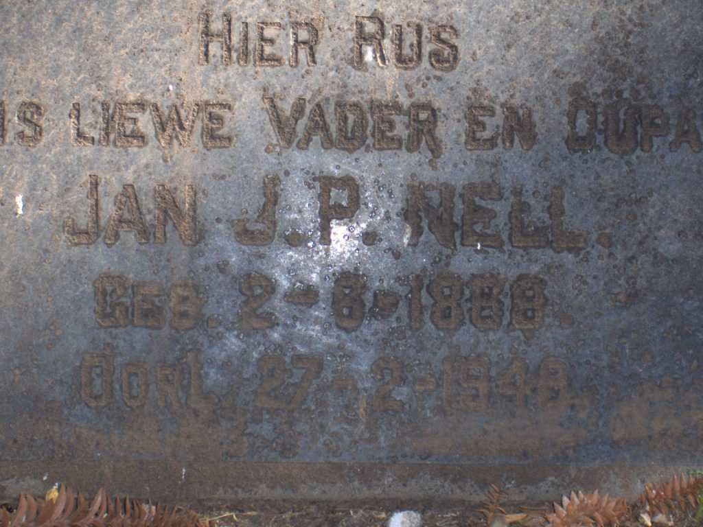 NELL Jan J.P. 1868-1948
