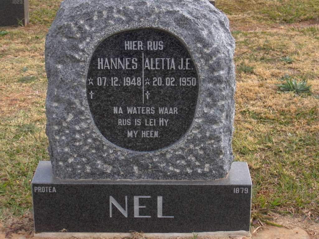 NEL Hannes 1948- &amp; Aletta J.E. 1950-