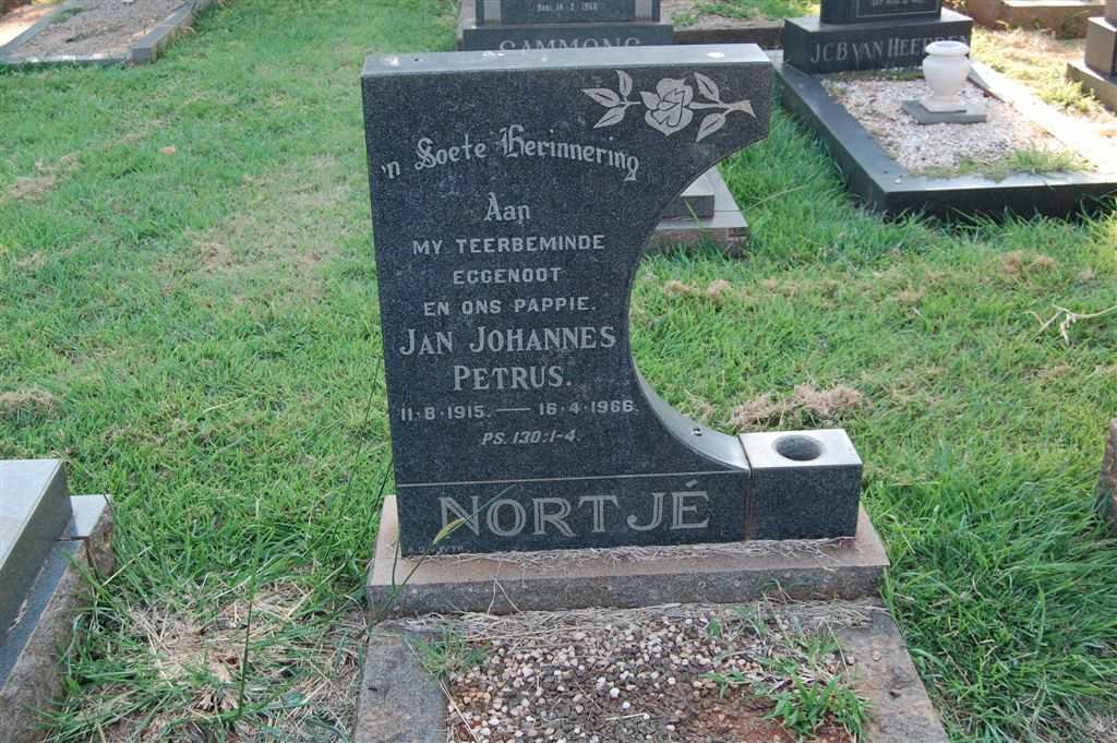 NORTJE Jan Johannes Petrus 1915-1966