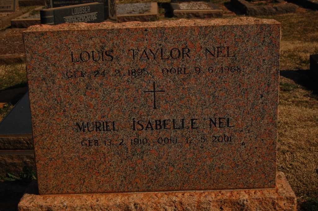 NEL Louis Taylor 1895-1968 &amp; Muriel Isabelle 1910-2001