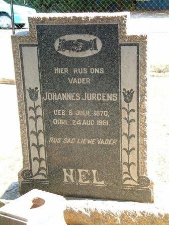 NEL Johannes Jurgens 1870-1951