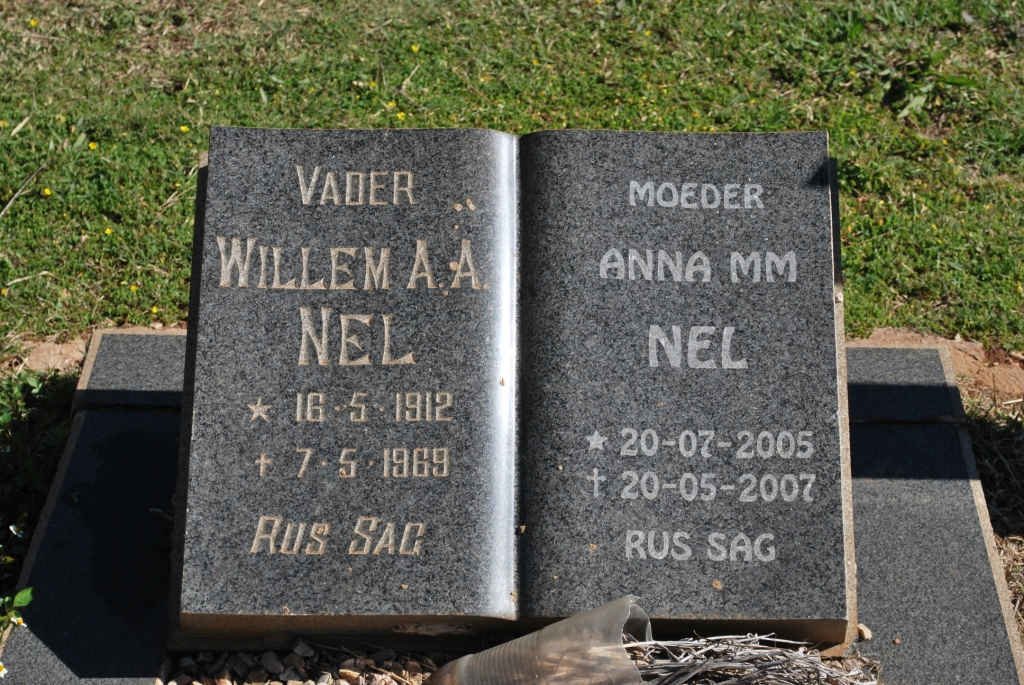 NEL Willem A.A. 1912-1969 &amp; Anna M.M. 2005-2007