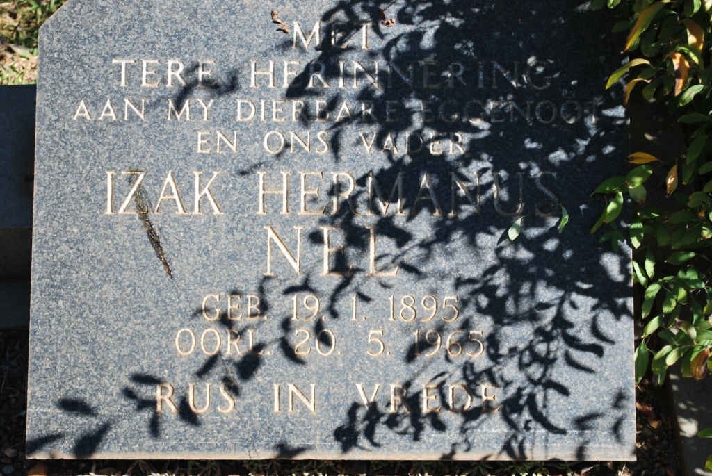 NEL Izak Hermanus 1895-1965