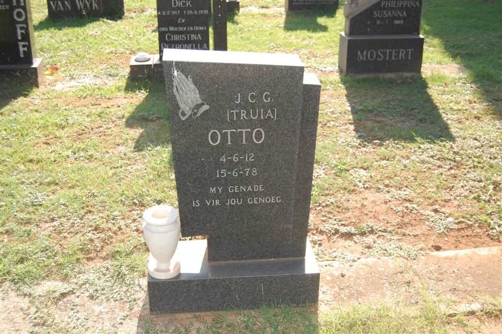 OTTO J.C.G. 1912-1978