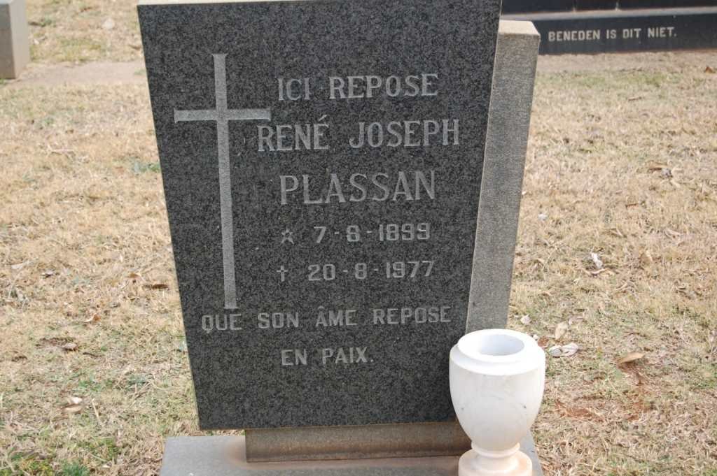 PLASSAN René Joseph 1899-1977