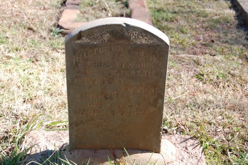 PIETERSE Heilbrecht Hendriena 1941-1941