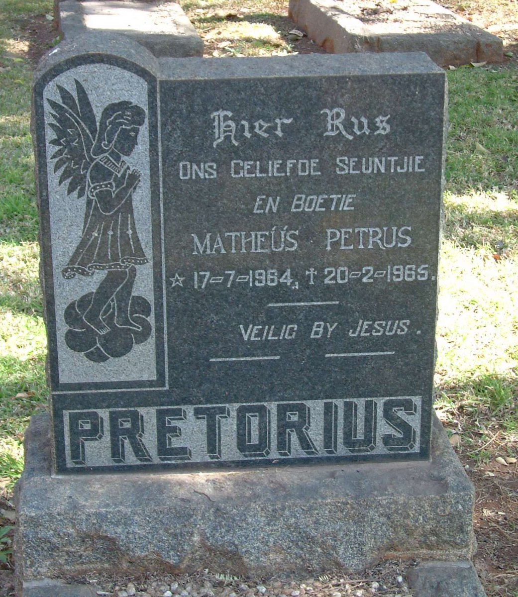PRETORIUS Matheus Petrus 1964-1965