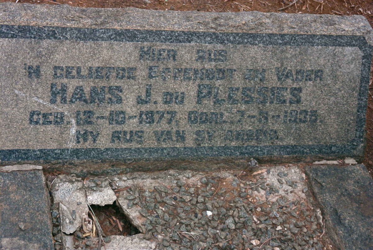 PLESSIS Hans J., du 1877-1935