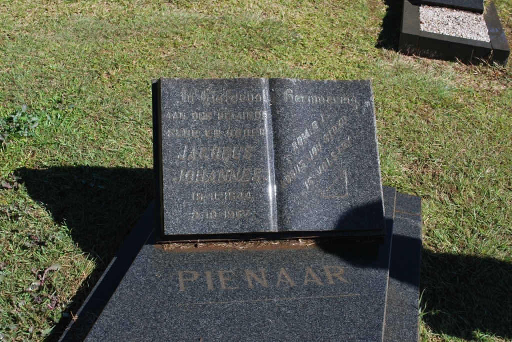 PIENAAR Jacobus Johannes 1?24-19?3