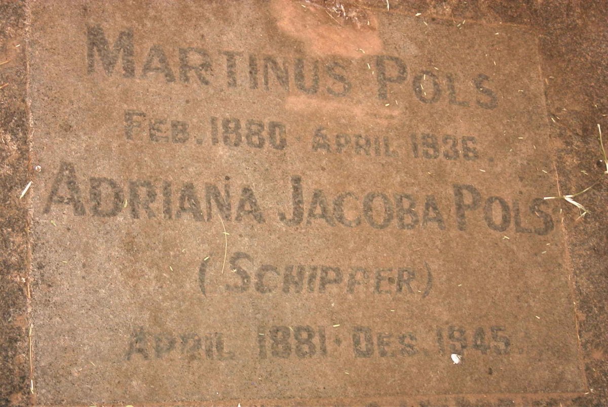 POLS Martinus 1880-1936 &amp; Adriana Jacoba SCHIPPER 1881-1945