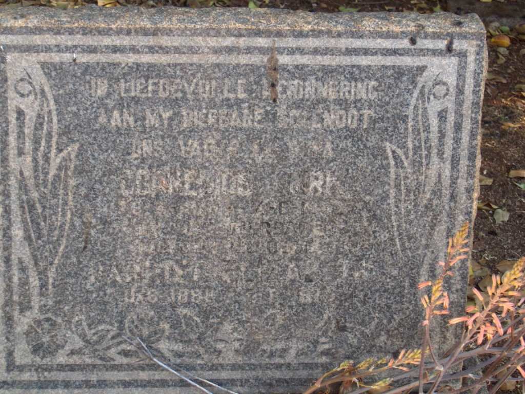 POTGIETER Cornelius ..ar  &amp;  ? Elizabeth 188?-197?