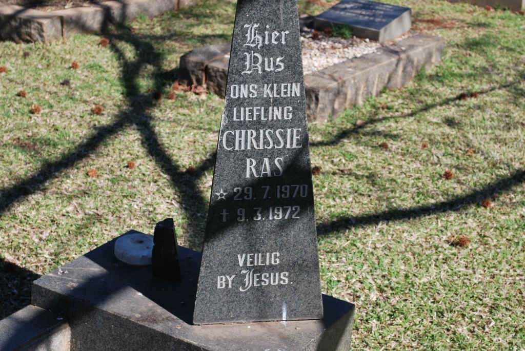 RAS Chrissie 1970-1972