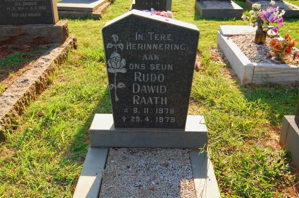 RAATH Rudo Dawid 1978-1979