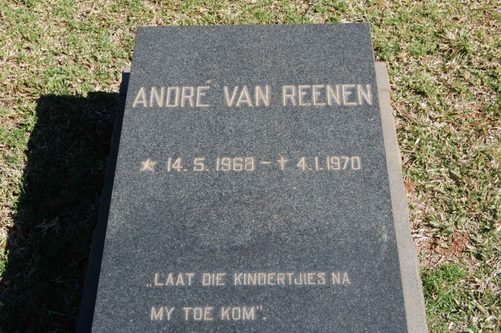 REENEN André, van 1969-1970