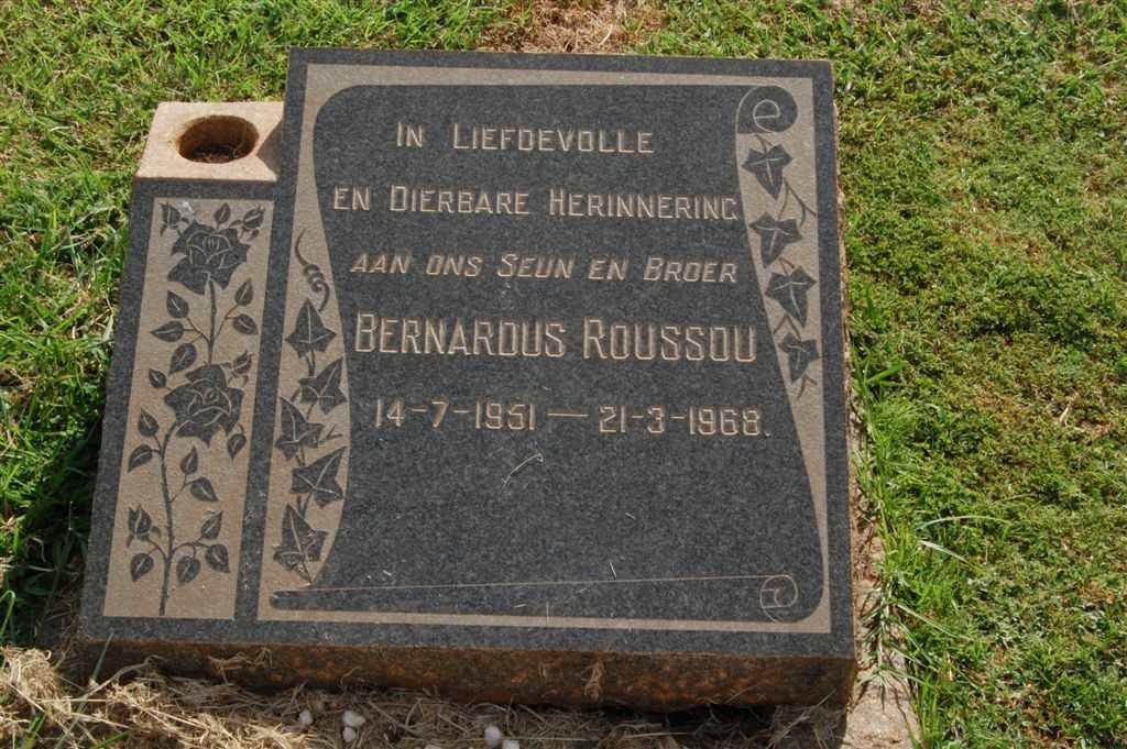 ROUSSOU Bernardus 1951-1968
