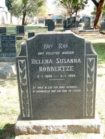 ROBBERTZE Helena Susanna 1890-1959