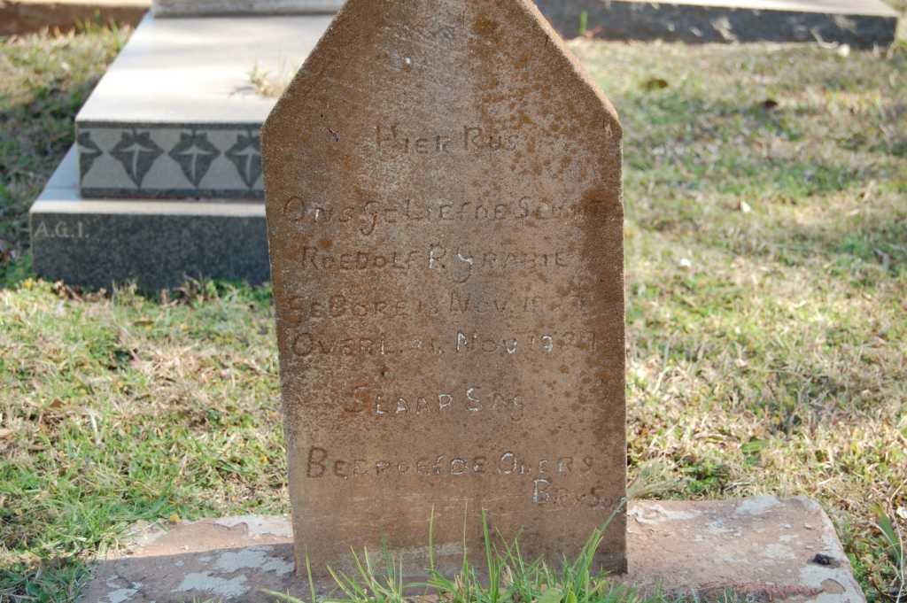 RABIE Roedolf R.G. 1927-1927