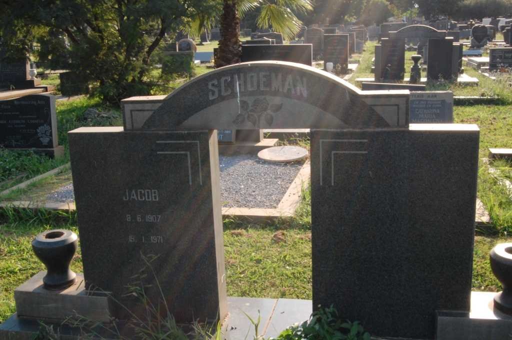 SCHOEMAN Jacob 1907-1971
