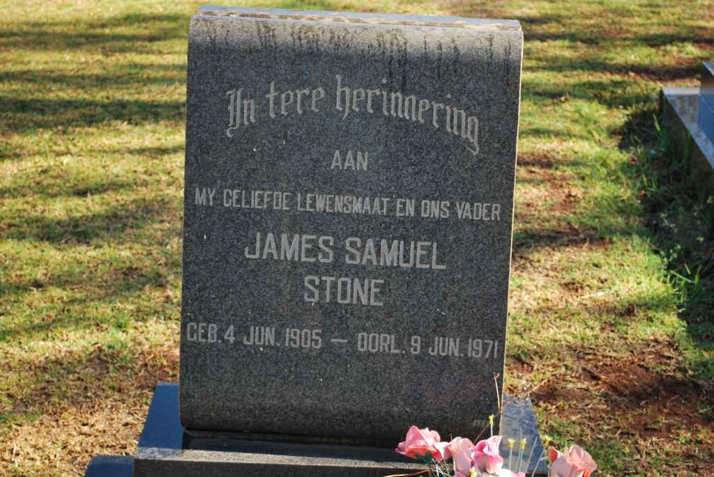 STONE James Sameul 1905-1971