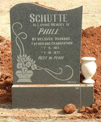 SCHUTTE  Phill 1917-1977