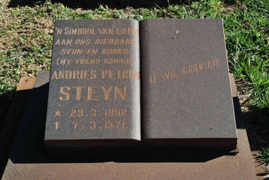 STEYN Andries Petrus 1952-1971