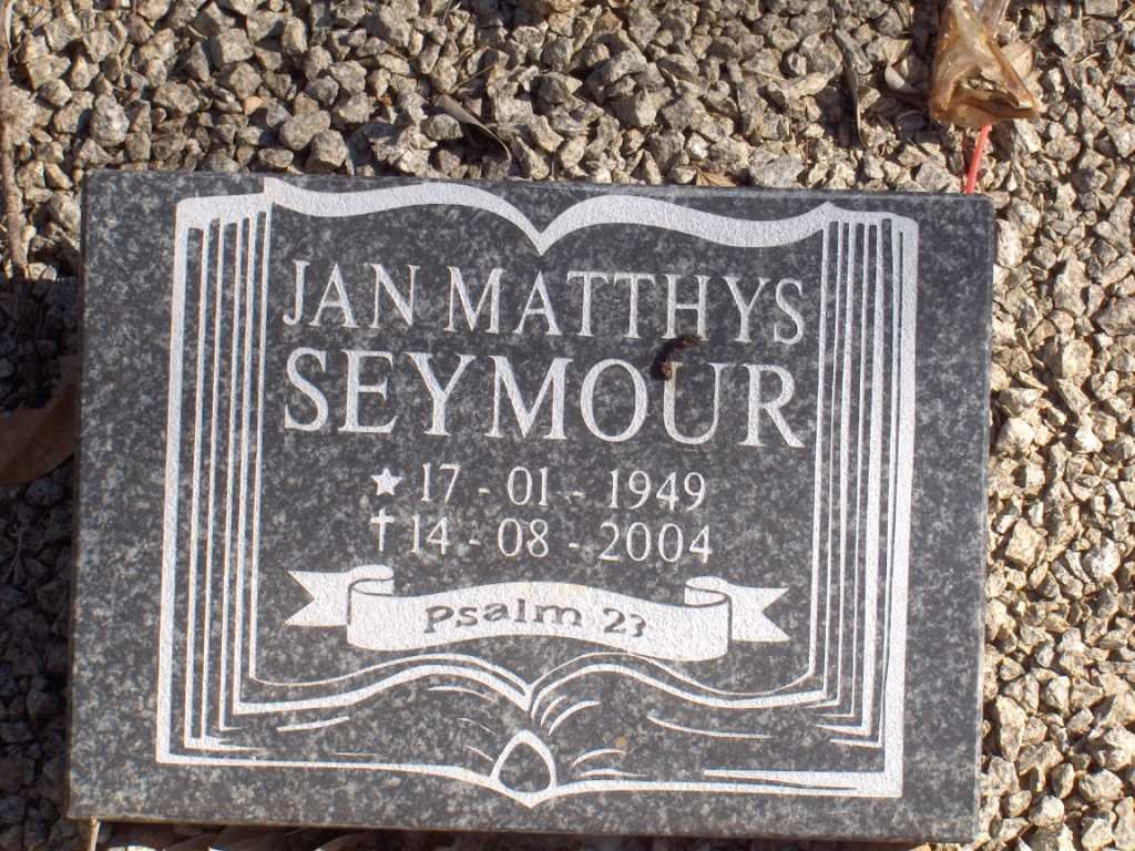 SEYMOUR Jan Matthys 1949-2004