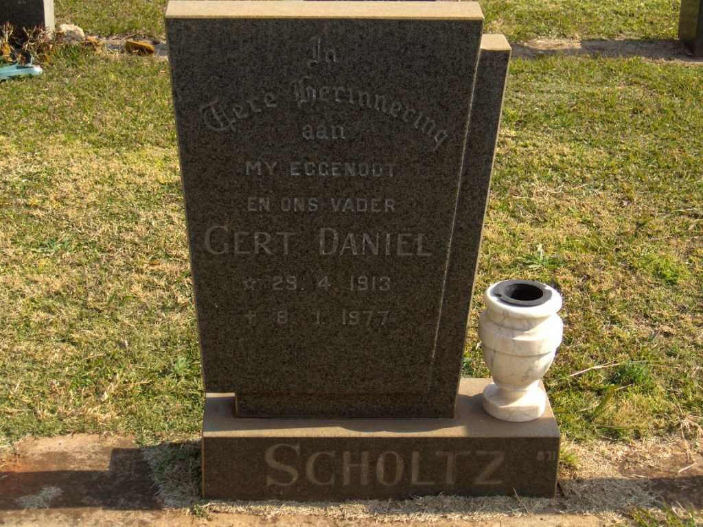 SCHOLTZ Gert Daniel 1913-1977