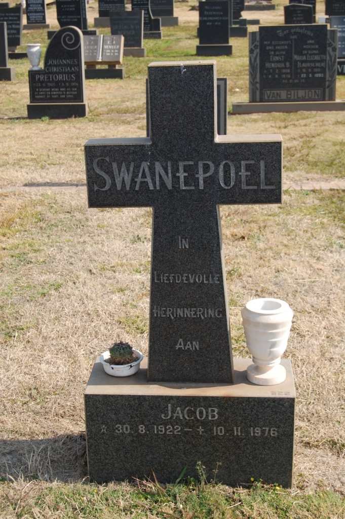 SWANEPOEL Jacob 1922-1976