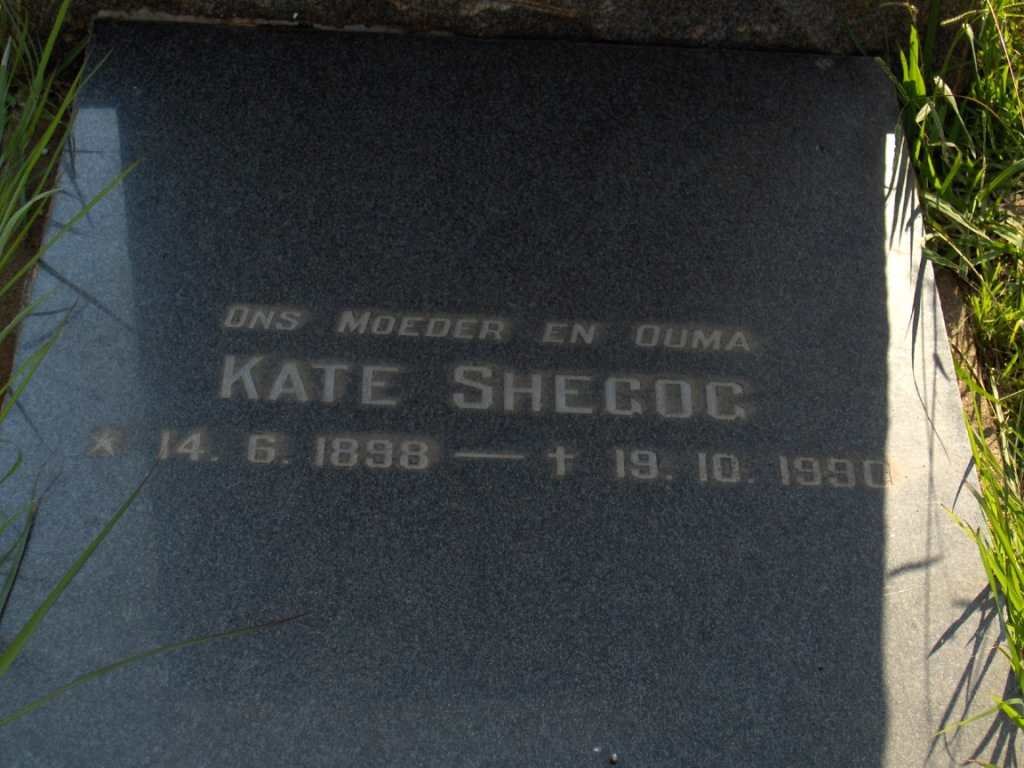 SHEGOG Kate 1898-1990