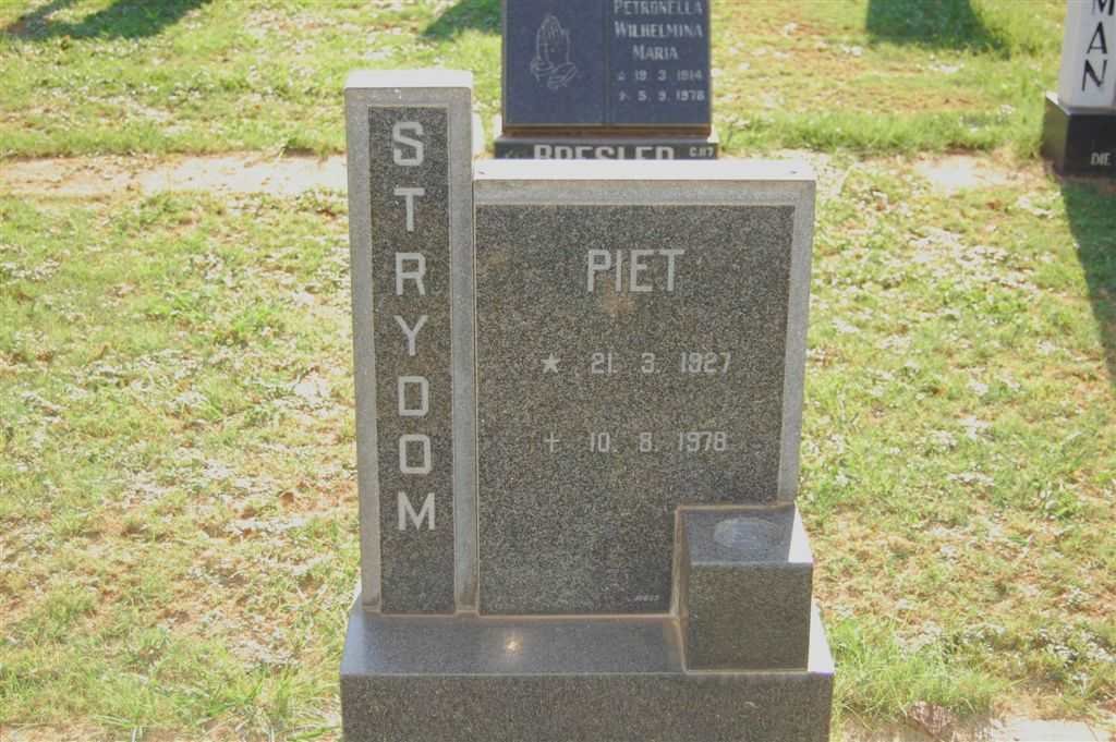STRYDOM Piet 1927-1978