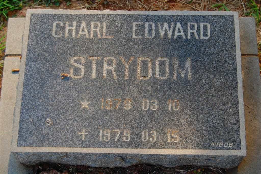 STRYDOM Charl Edward 1979-1979