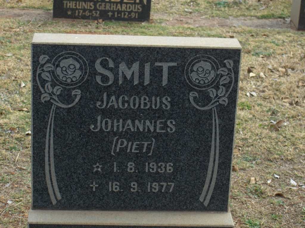SMIT Jacobus Johannes 1936-1977