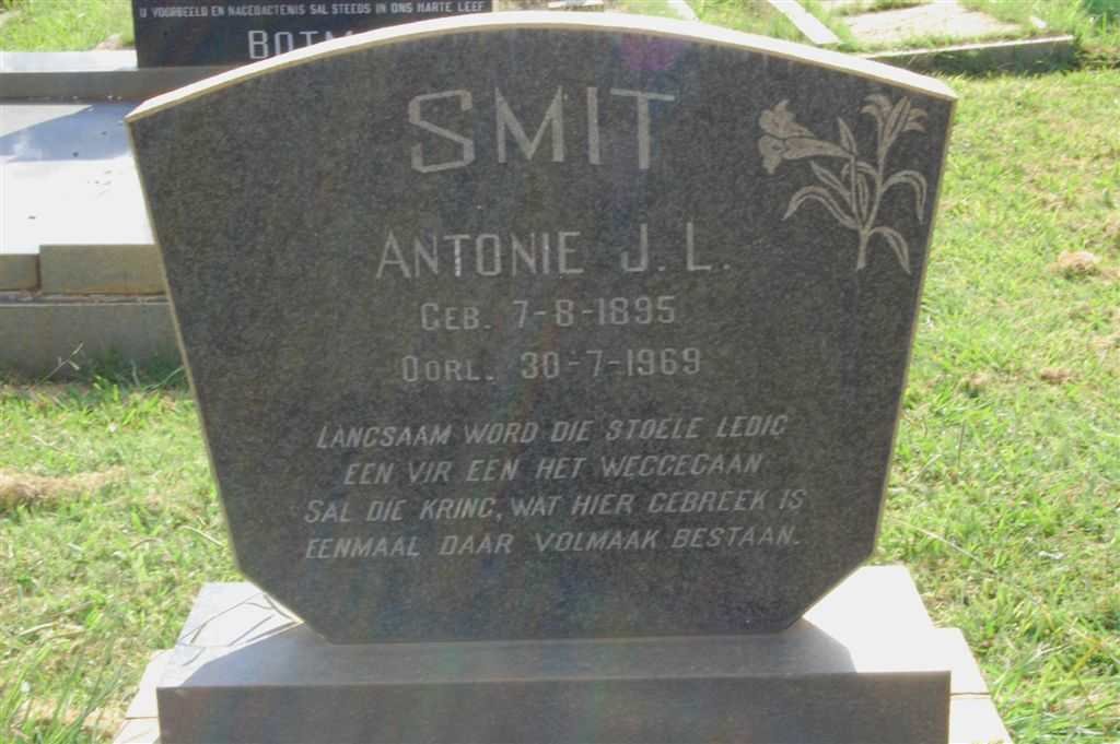 SMIT Antonie J.L. 1895-1969