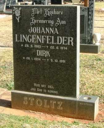 STOLTZ Dirk 1934-1991 :: LINGENFELDER Johanna 1909-1974