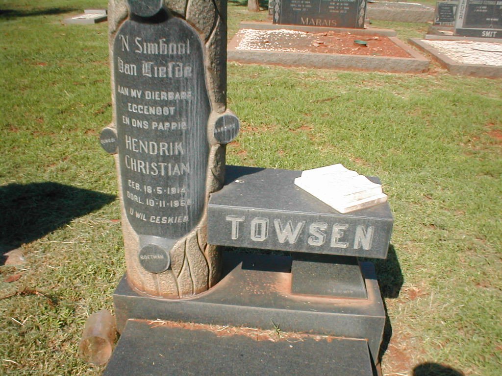 TOWSEN Hendrik Christian 1914-196?