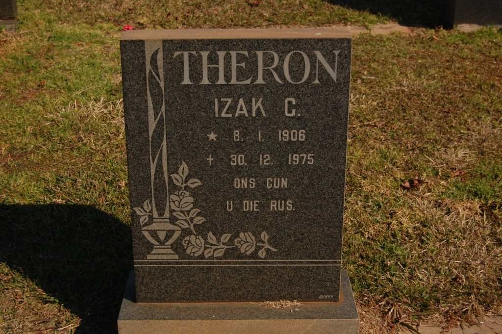 THERON Izak C. 1906-1975