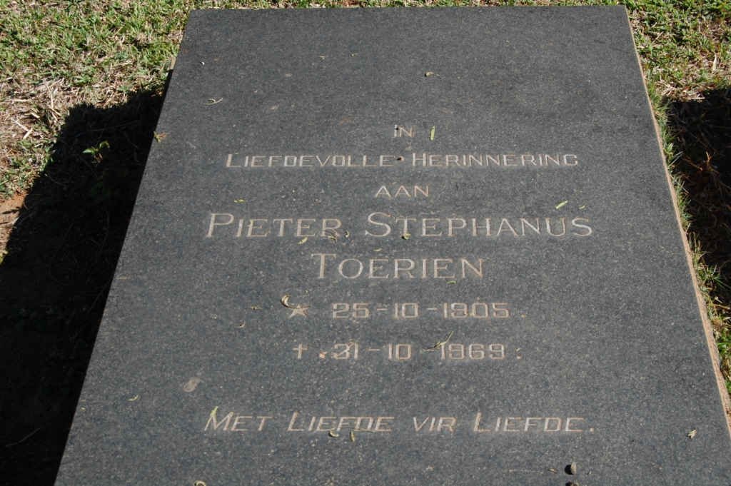 TOERIEN Pieter Stephanus 1905-1969