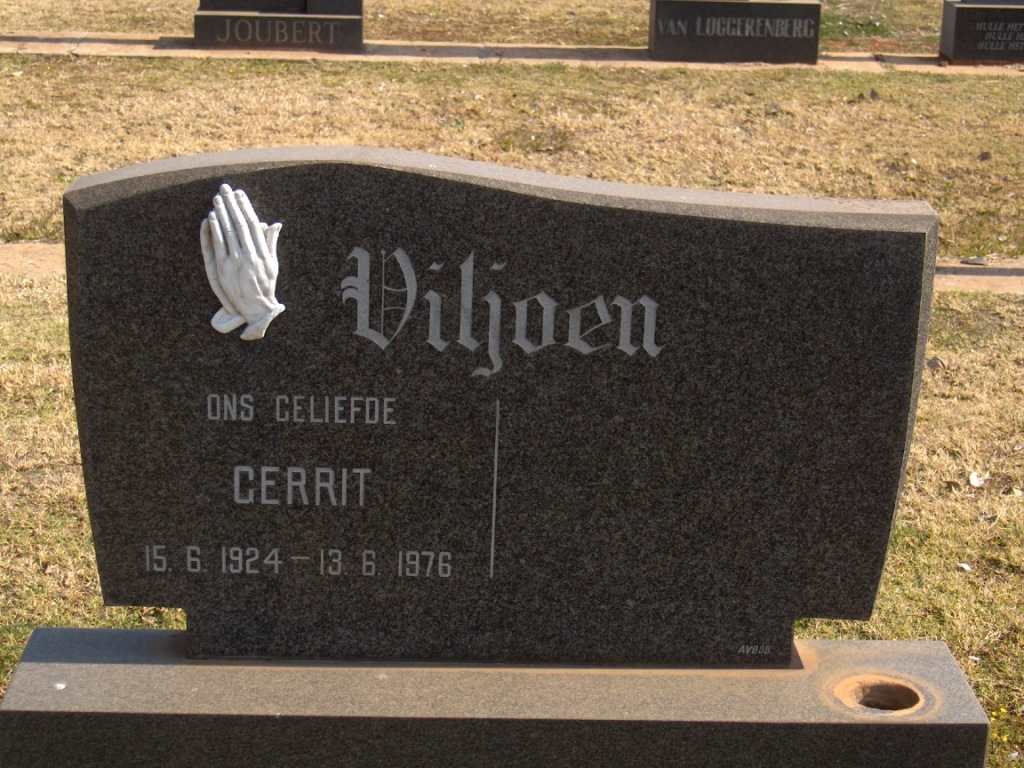 VILJOEN Gerrit 1924-1976