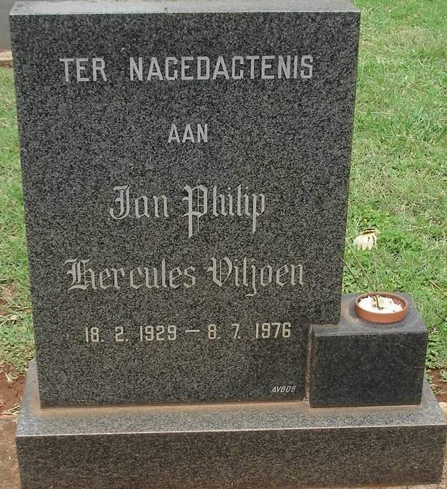 VILJOEN Jan Philip Hercules 1929-1976