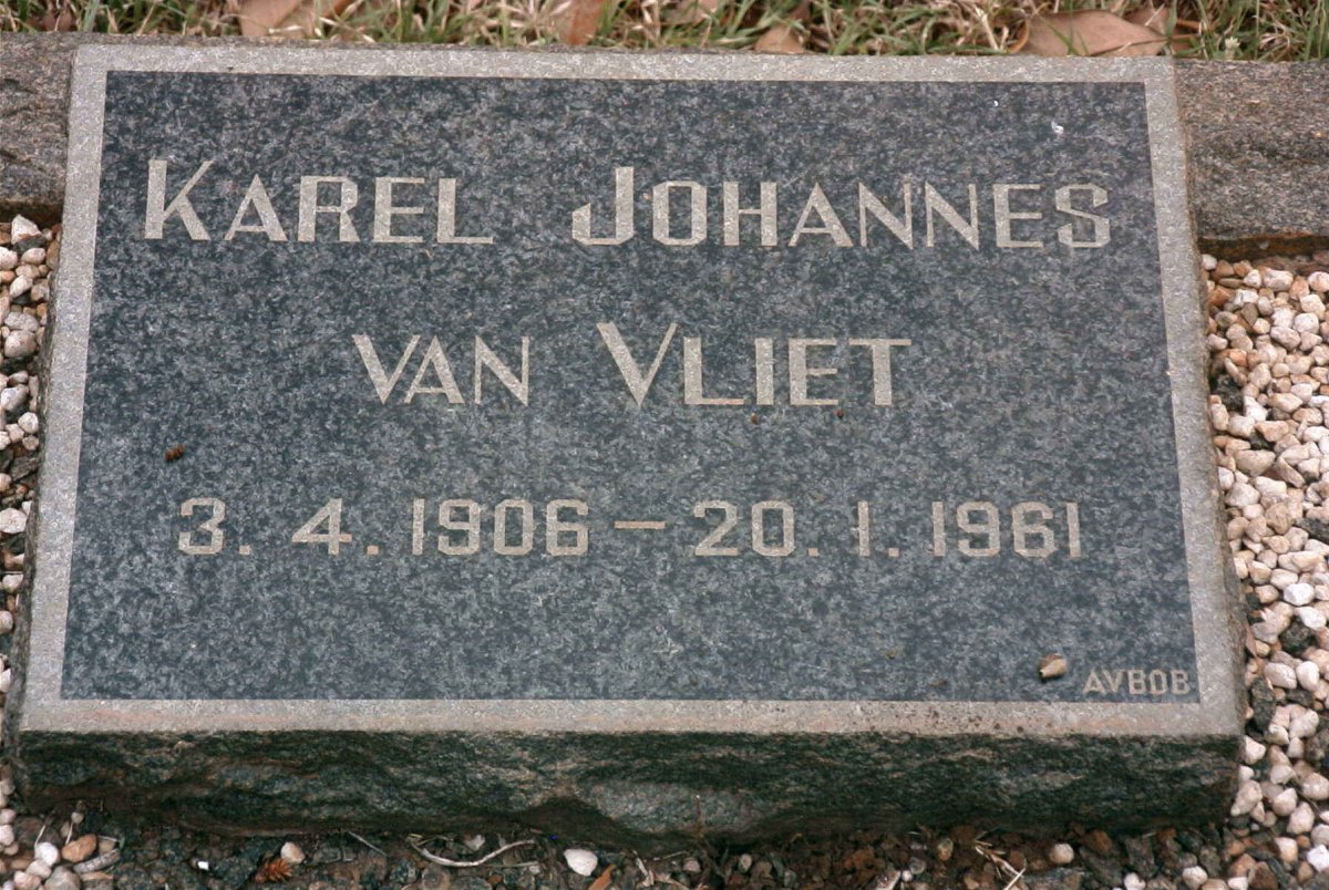 VLIET Karel Johannes, van 1906-1961