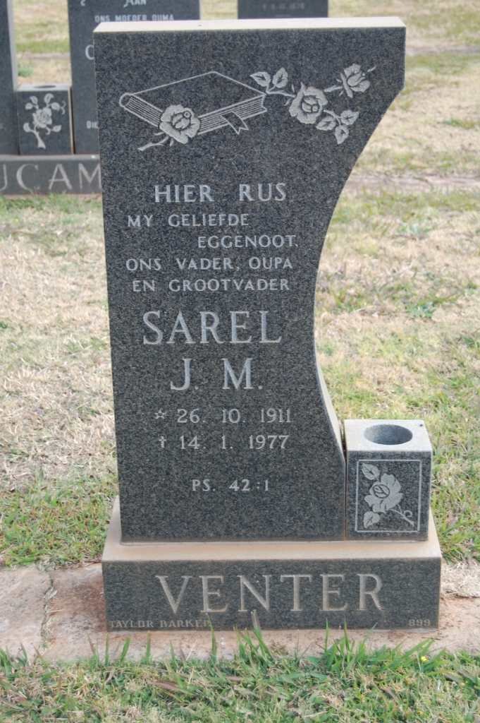 VENTER Sarel J.M. 1911-1977