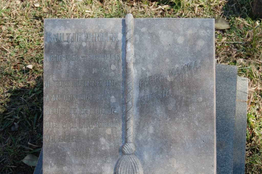 VENTER Paultjie 1958-1966