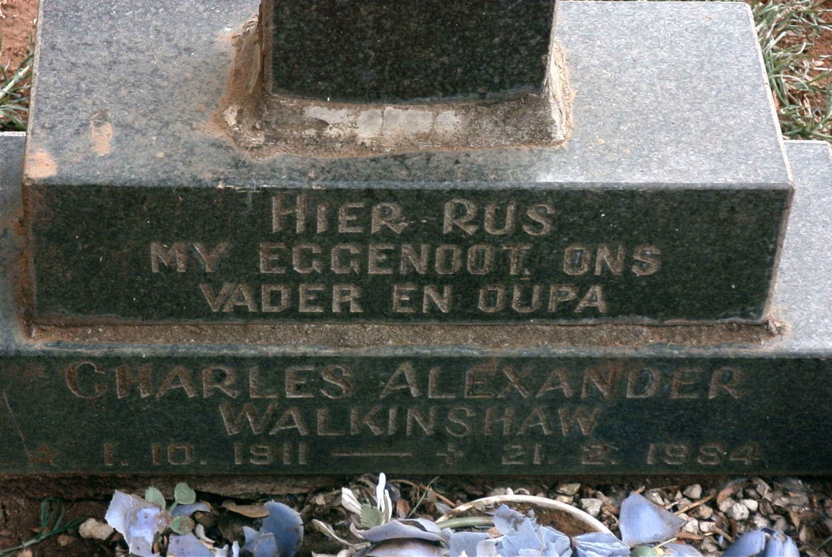 WALKINSHAW Charles Alexander 1911-1994