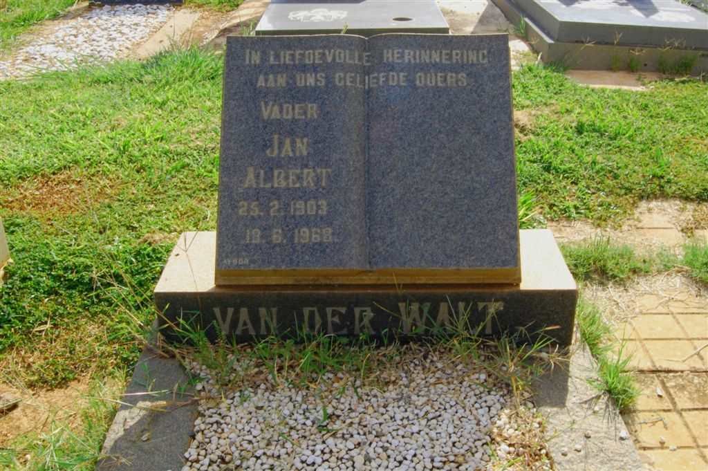 WALT Jan Albert, van der 1903-1968