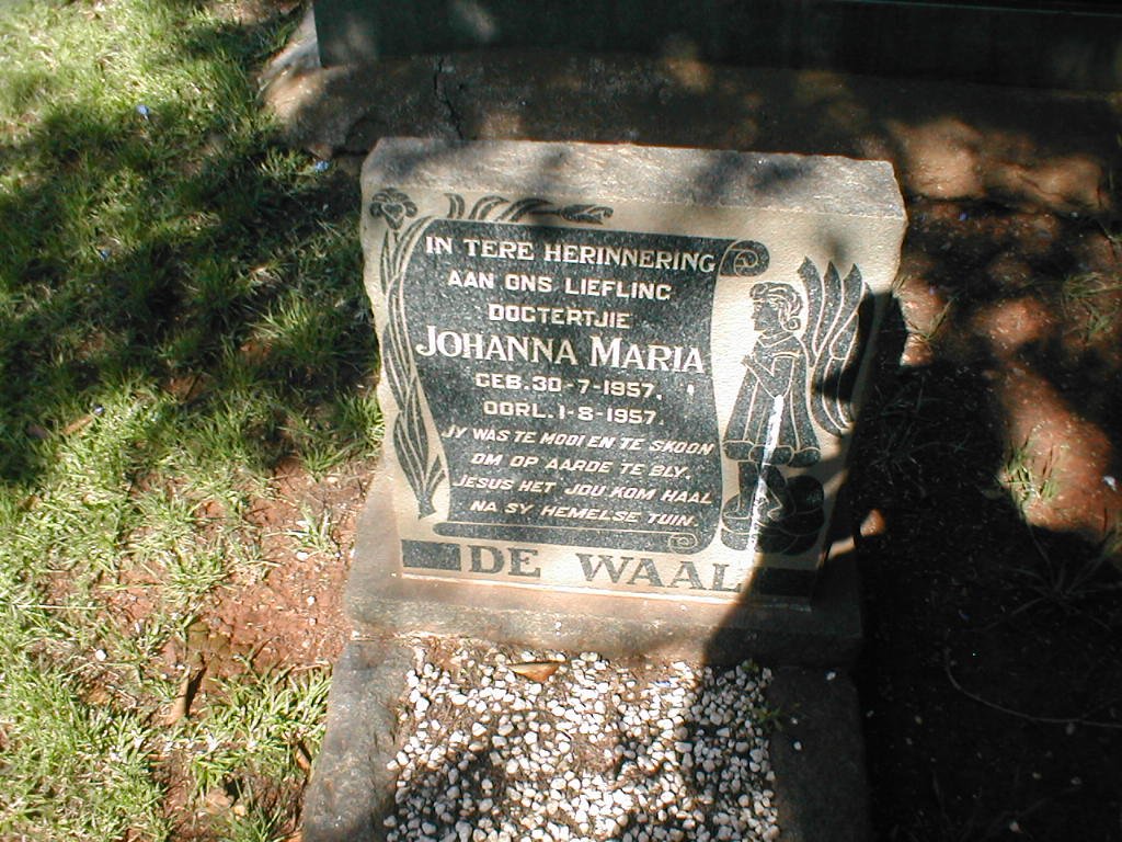 WAAL Johanna Maria, de 1957-1957