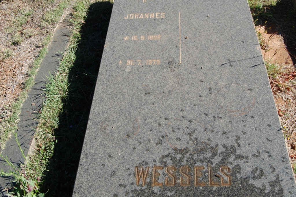 WESSELS Johannes 1902-1970