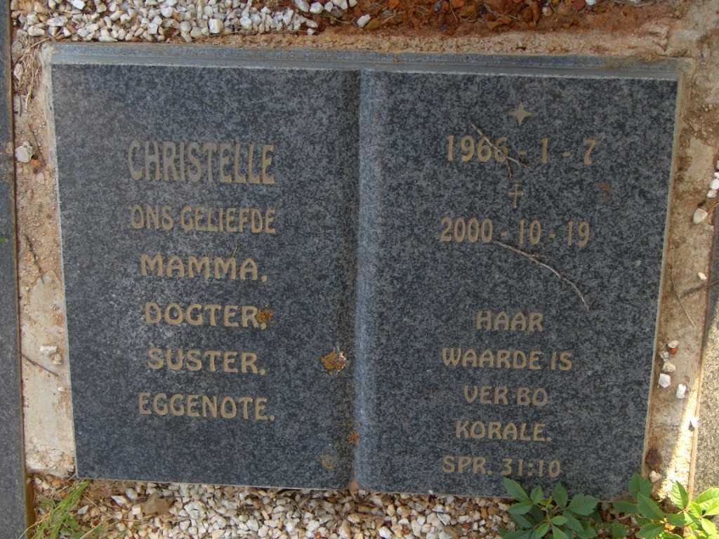 WALKINSHAW Christelle 1966-2000