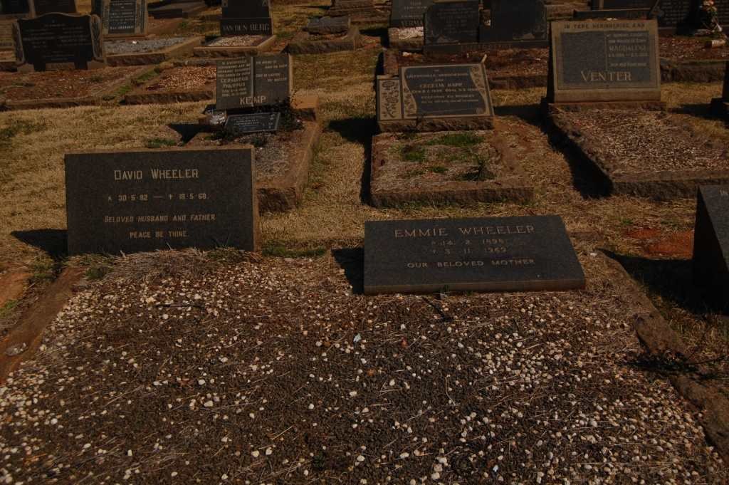 WHEELER 1892-1968 &amp; Emmie 1898-1969